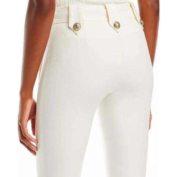 NWOT Derek Lam Robertson Flare Trousers with Gold Tone Sailer Buttons Size 6, 8 - Picture 5 of 5